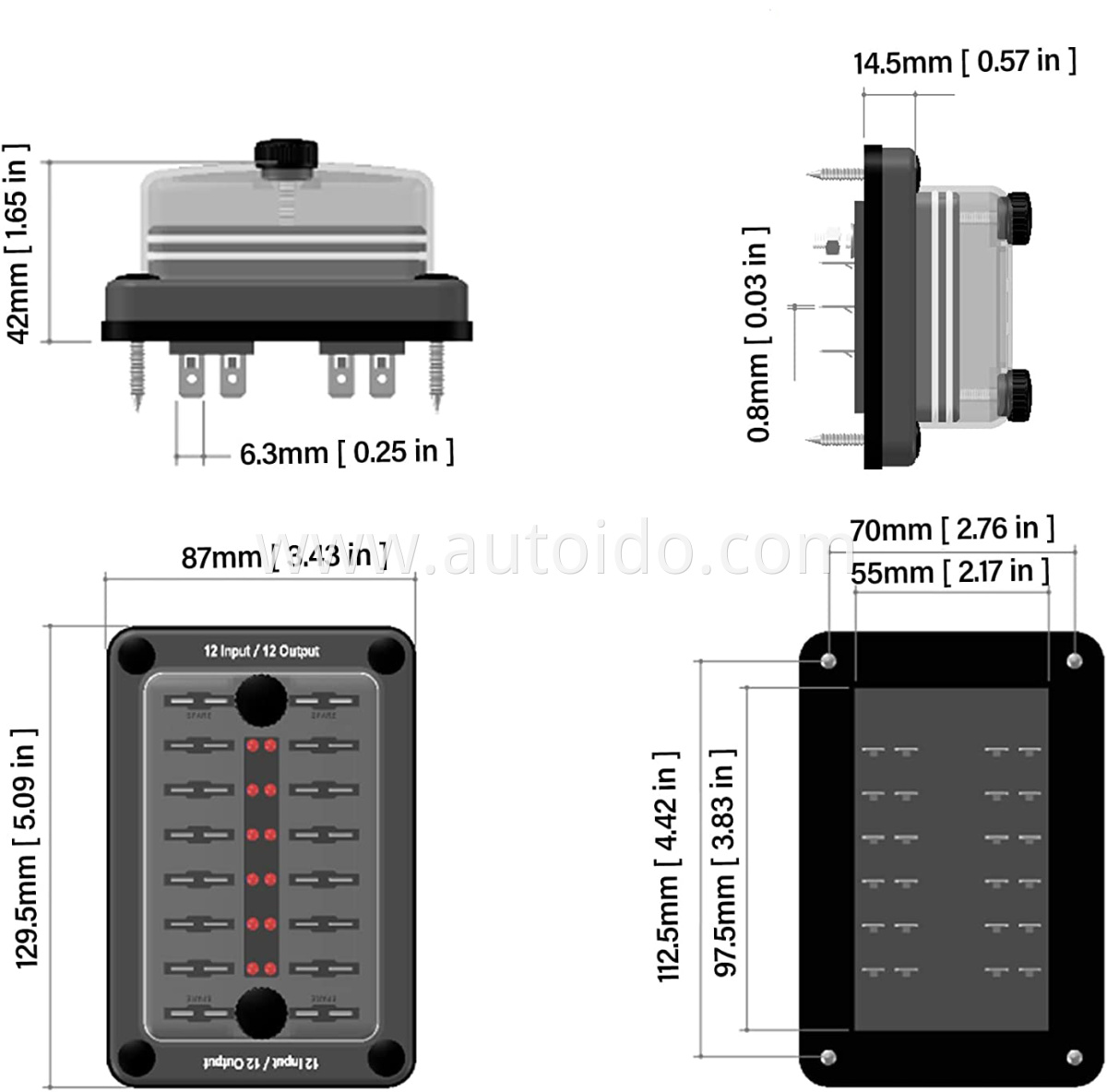 10-way fuse box